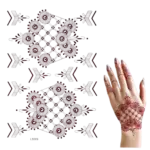 henna sticker stencil